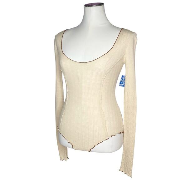 Free People Intimately Nikita Long Sleeve Bodysuit size XS NWT - Picture 5 of 10